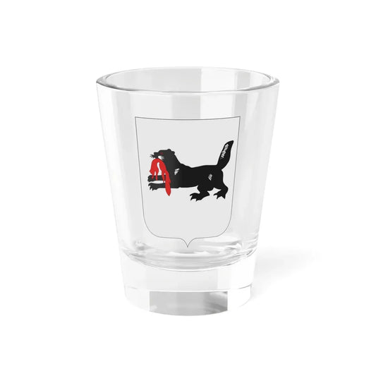 Герб Иркутской области (Russia) (Coat of Arms) Shot Glass 1.5oz 1.5oz - Go Mug Yourself