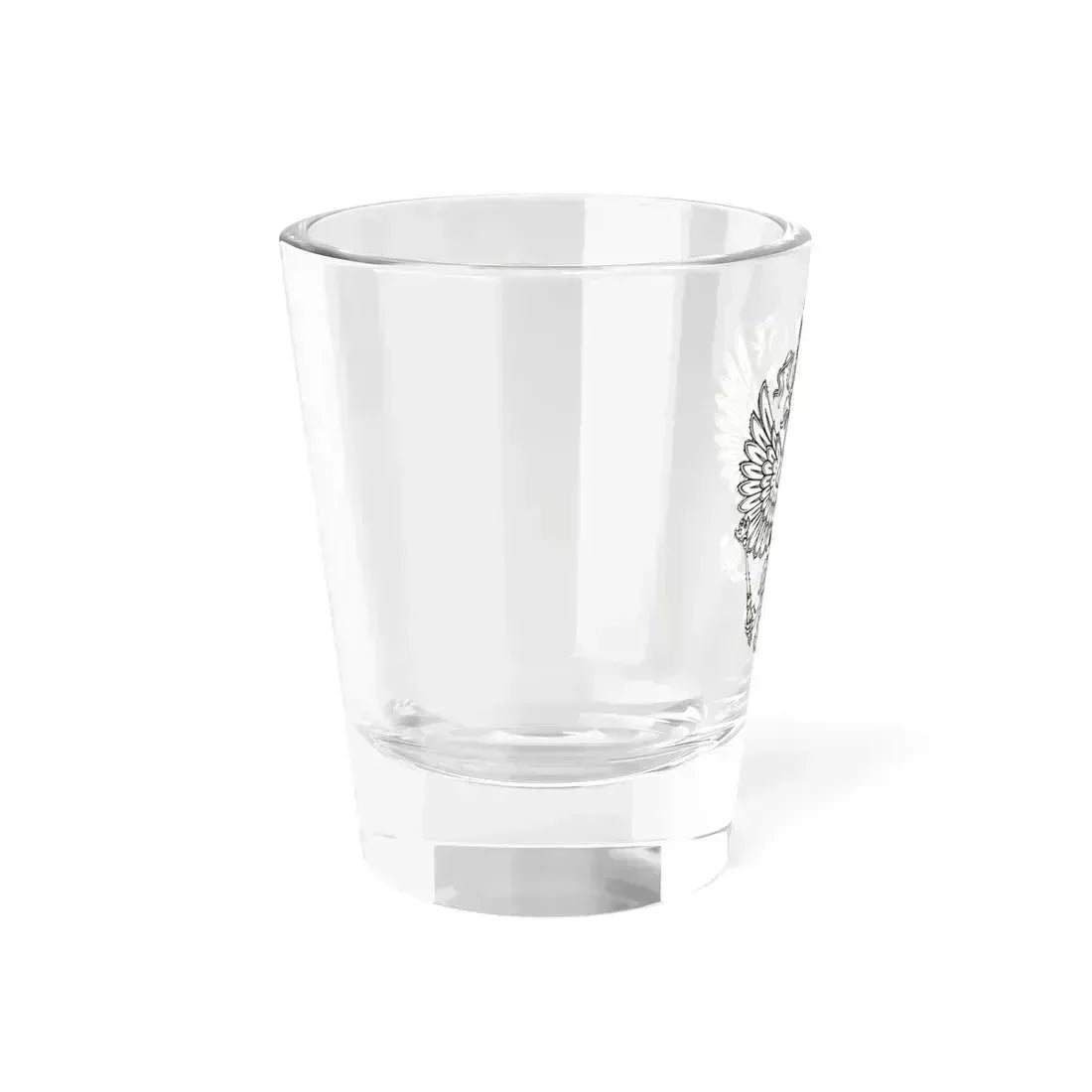 Это версия герба РФ Одноцветный без геральдического щита (Russia) (Coat of Arms) Shot Glass 1.5oz - Go Mug Yourself