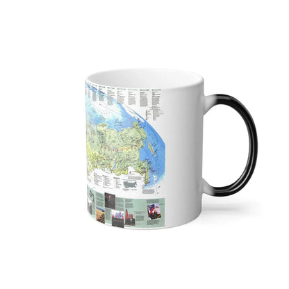 Russia - Communism to Capitalism (1993) (Map) Color Changing Mug 11oz-Go Mug Yourself