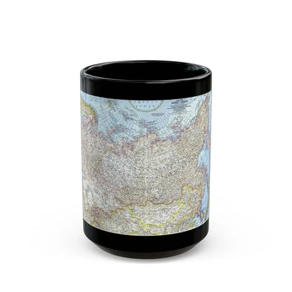 Russia - Eastern Soviet Union (1967) (Map) Black Coffee Mug 15oz - Go Mug Yourself