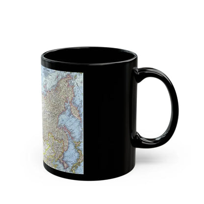 Russia - Eastern Soviet Union (1967) (Map) Black Coffee Mug-Go Mug Yourself