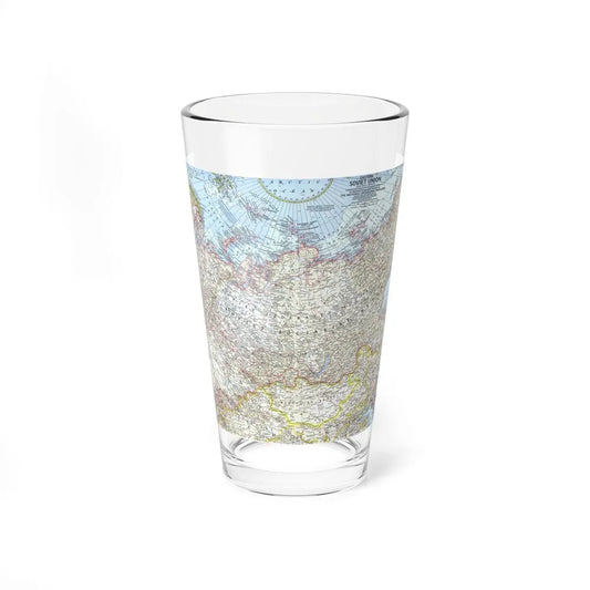 Russia - Eastern Soviet Union (1967) (Map) Pint Glass 16oz-16oz-Go Mug Yourself