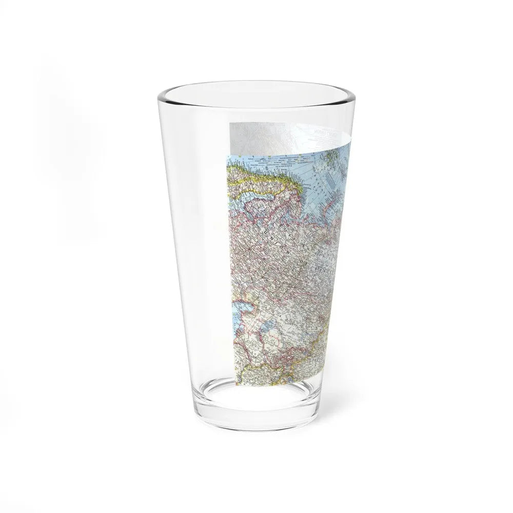 Russia - Eastern Soviet Union (1967) (Map) Pint Glass 16oz-Go Mug Yourself