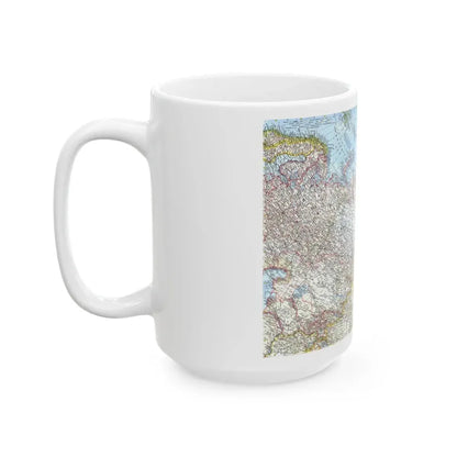 Russia - Eastern Soviet Union (1967) (Map) White Coffee Mug - Go Mug Yourself