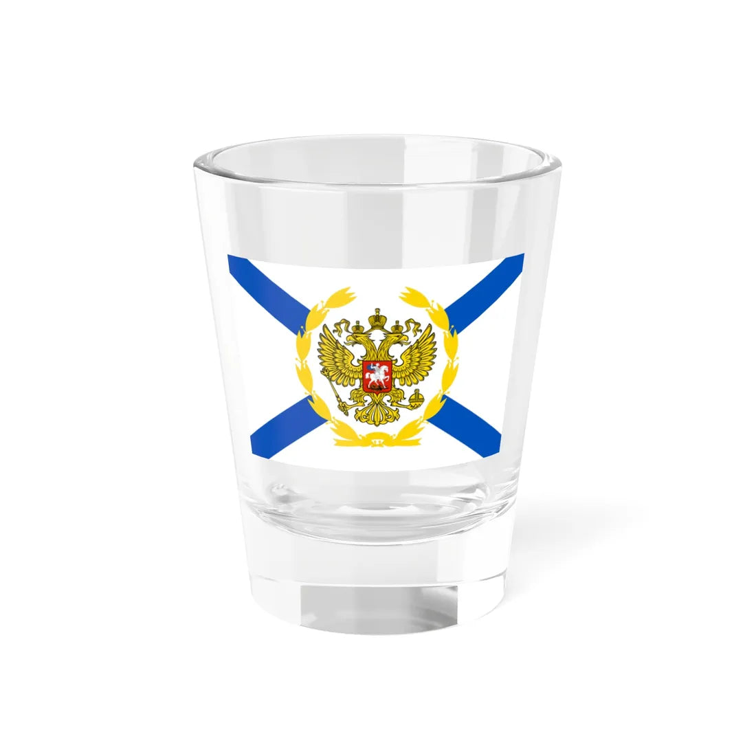 Russia Flag commander 2000 chief (Russia) Shot Glass 1.5oz 1.5oz - Go Mug Yourself