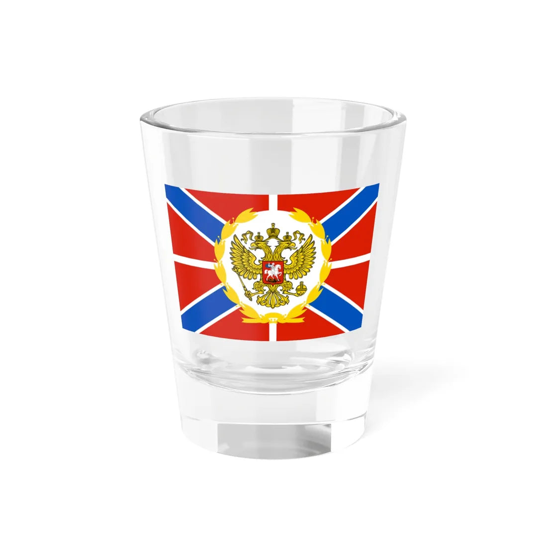 Russia Flag commander 2000 minister (Russia) Shot Glass 1.5oz 1.5oz - Go Mug Yourself