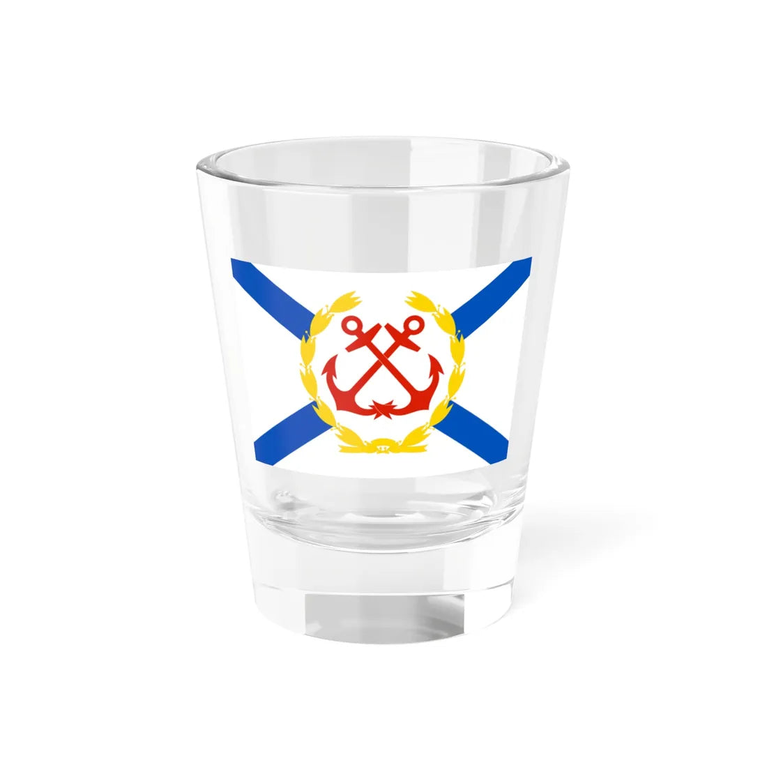 Russia Flag commander 2000 staff (Russia) Shot Glass 1.5oz 1.5oz - Go Mug Yourself