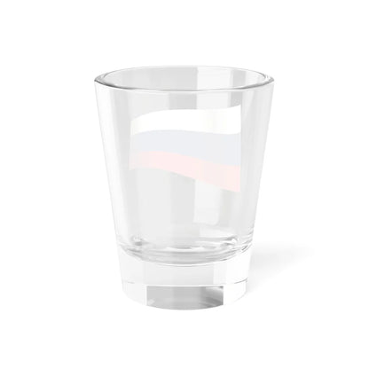 Russia Flag - iconic waving (Russia) Shot Glass 1.5oz - Go Mug Yourself