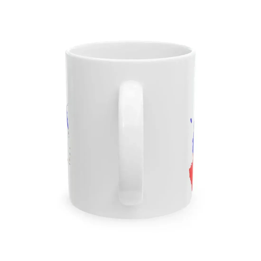 Russia Flag Map (Russia) White Coffee Mug - Go Mug Yourself