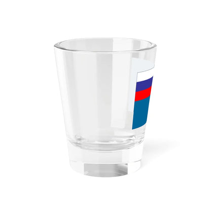 Russia Flag of Federal service on military - technical cooperation 2005 (Russia) Shot Glass 1.5oz - Go Mug Yourself