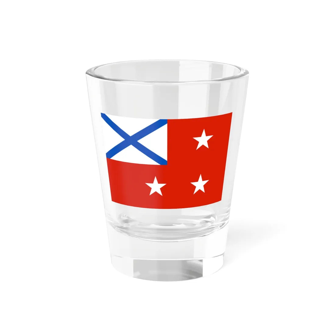 Russia Flag of fleet commanders 2000 (Russia) Shot Glass 1.5oz 1.5oz - Go Mug Yourself