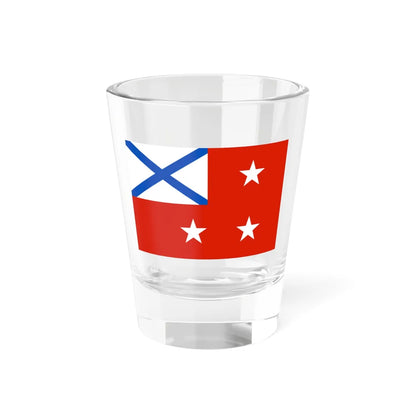 Russia Flag of fleet commanders 2000 (Russia) Shot Glass 1.5oz 1.5oz - Go Mug Yourself