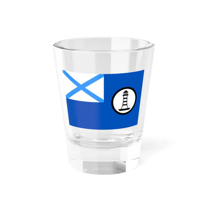 Russia Flag of hydrogrphic vessels of the Navy 1992 (Russia) Shot Glass 1.5oz 1.5oz - Go Mug Yourself