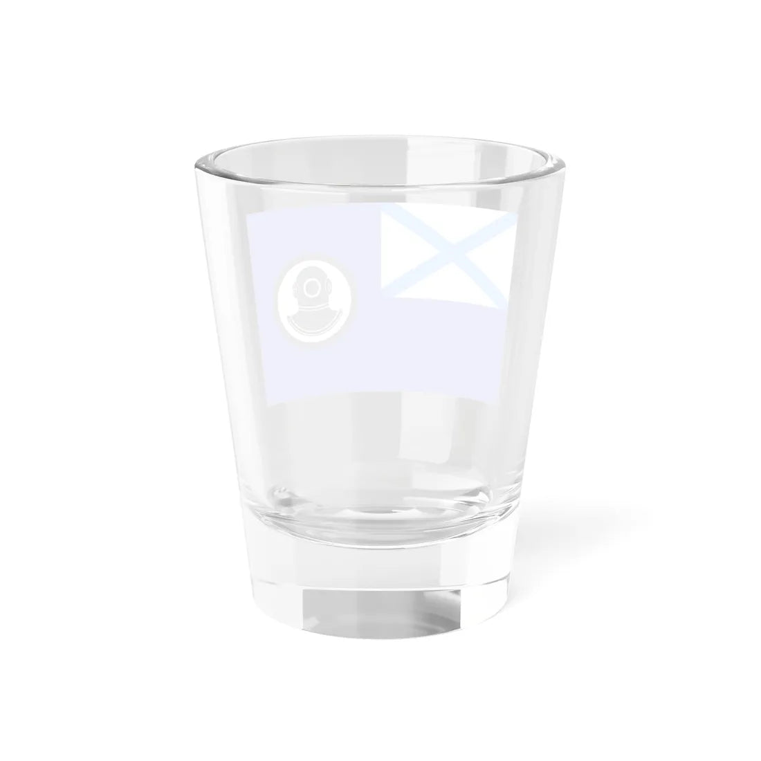 Russia Flag of rescue vessels of the Navy 1992 (Russia) Shot Glass 1.5oz - Go Mug Yourself