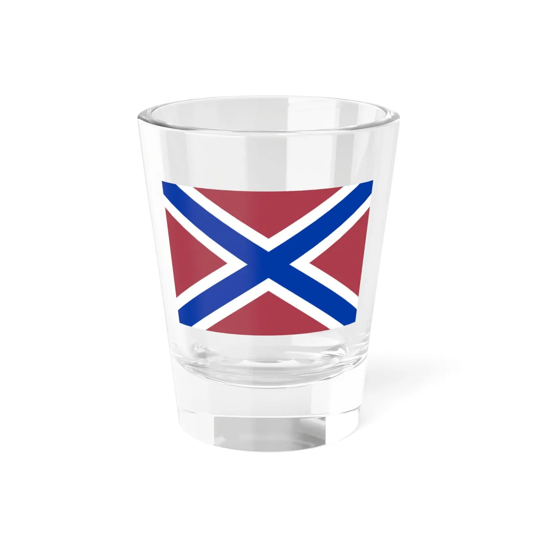 Russia Flag of ships and vessels of the National Guard (Russia) Shot Glass 1.5oz 1.5oz - Go Mug Yourself