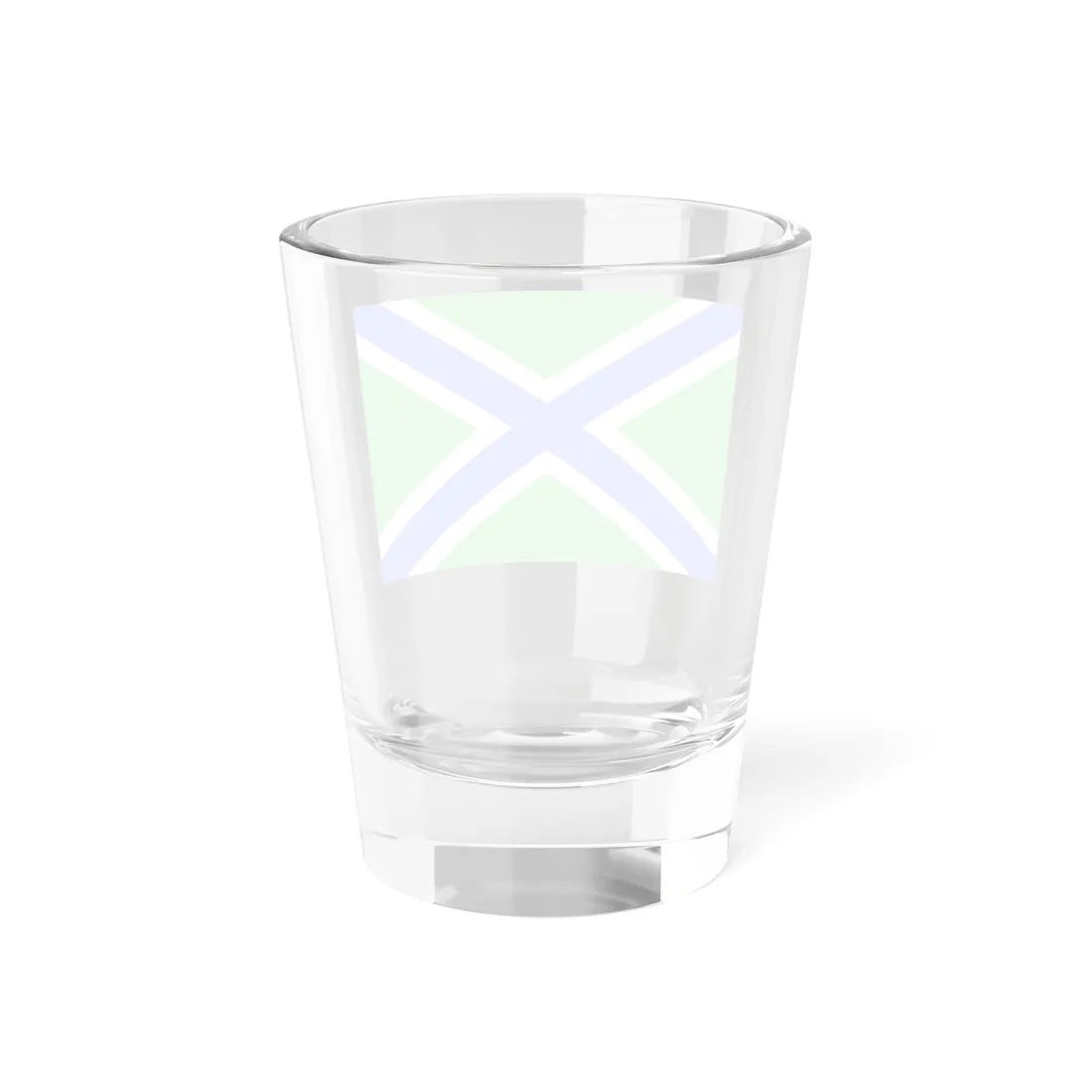 Russia. Flag of ships of Border Guard Force 1993 (Russia) Shot Glass 1.5oz - Go Mug Yourself