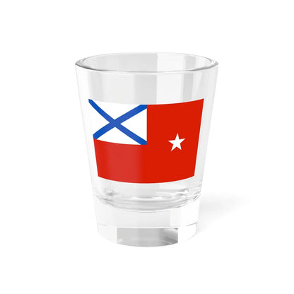 Russia Flag of task force commanders 2000 (Russia) Shot Glass 1.5oz 1.5oz - Go Mug Yourself