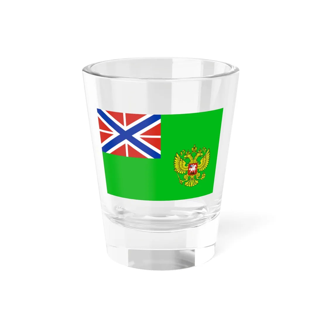 Russia Flag of the FSB 2008 (Russia) Shot Glass 1.5oz 1.5oz - Go Mug Yourself
