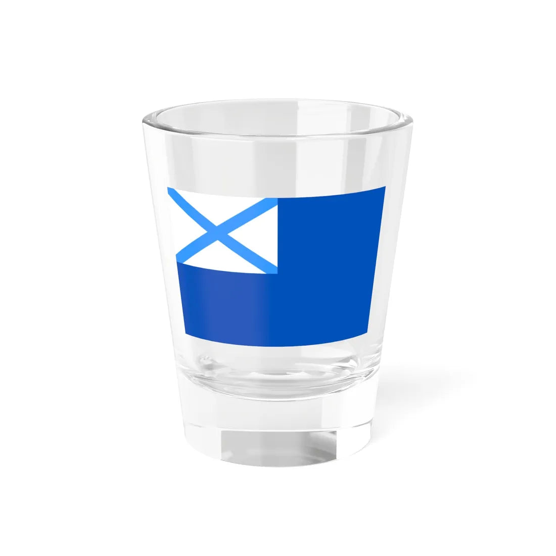 Russia Flag of vessels of the Auxiliary Fleet of the Navy 1992 (Russia) Shot Glass 1.5oz 1.5oz - Go Mug Yourself