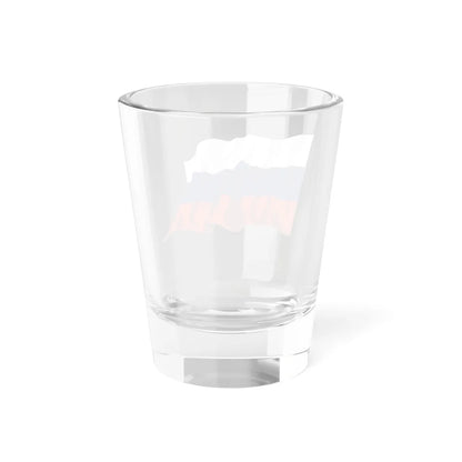 Russia flag waving icon (Russia) Shot Glass 1.5oz - Go Mug Yourself
