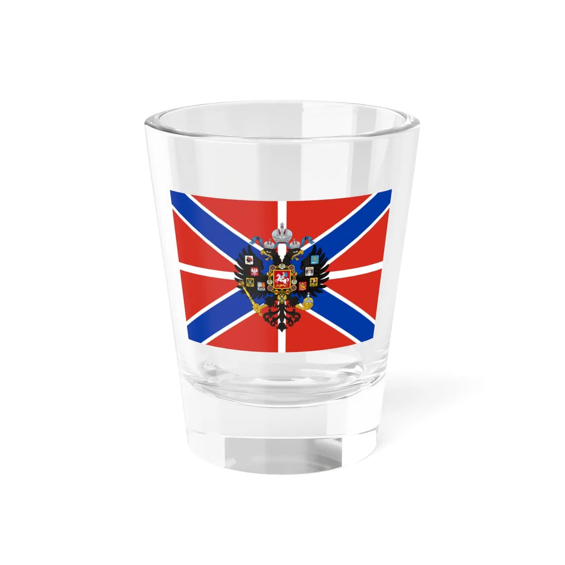 Russia fortress flag 1913 (Russia) Shot Glass 1.5oz 1.5oz - Go Mug Yourself