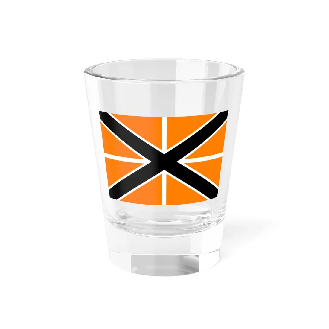 Russia fortress flag black-yellow-white (Russia) Shot Glass 1.5oz 1.5oz - Go Mug Yourself