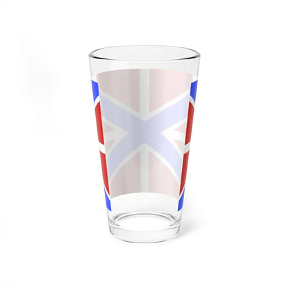 Russia Jack of 1-st and 2-nd rank ships of the Border Guard Force 1993 (Russia) Pint Glass 16oz - Go Mug Yourself