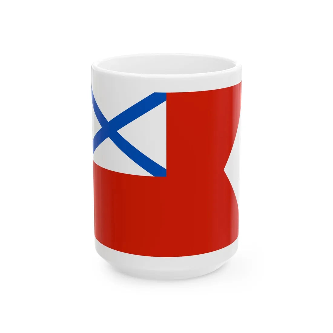 Russia Naval 1720 forked 3 (Russia) White Coffee Mug 15oz - Go Mug Yourself