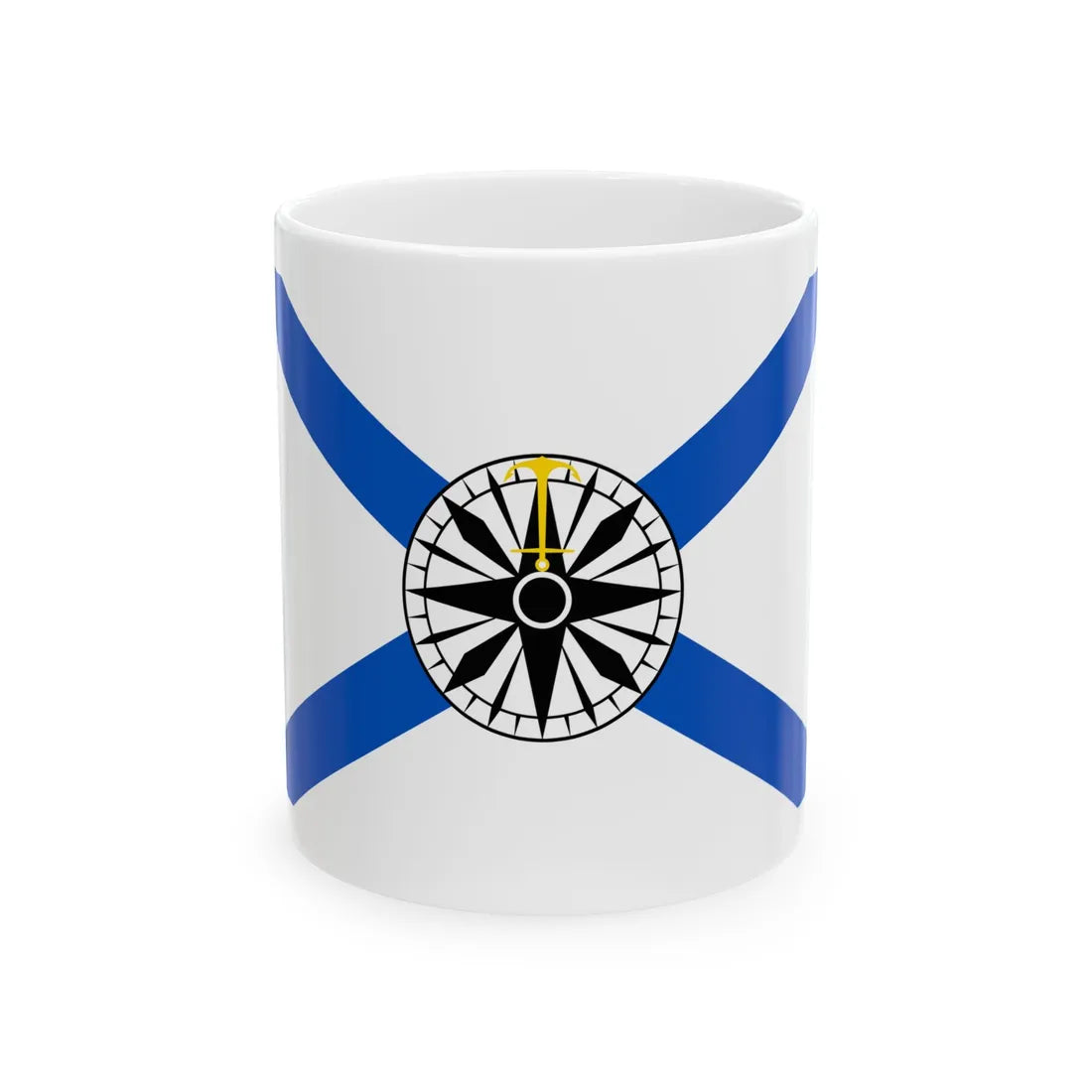 Russia Naval 1828 pilot (Russia) White Coffee Mug 11oz - Go Mug Yourself