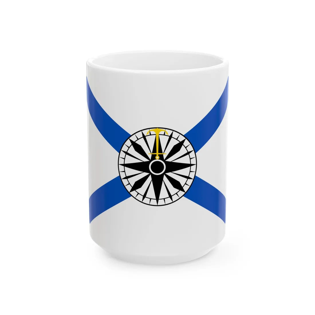 Russia Naval 1828 pilot (Russia) White Coffee Mug 15oz - Go Mug Yourself