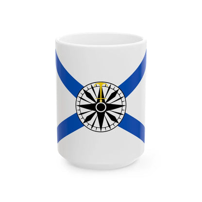 Russia Naval 1828 pilot (Russia) White Coffee Mug 15oz - Go Mug Yourself