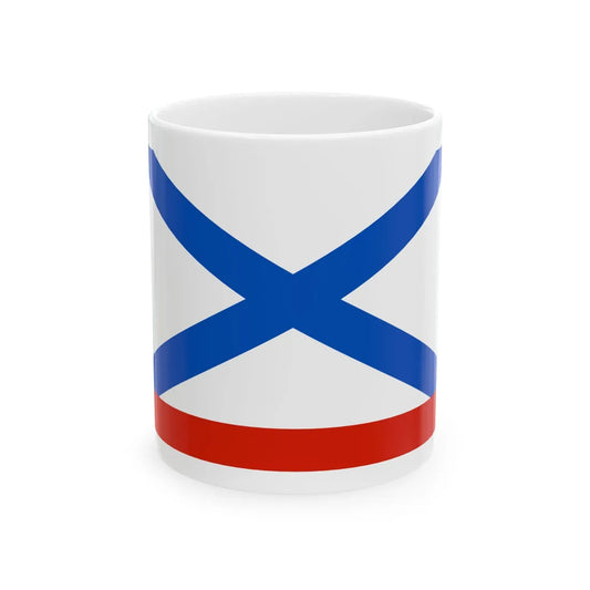 Russia Navy 1797 boat contr 1 (Russia) White Coffee Mug 11oz - Go Mug Yourself