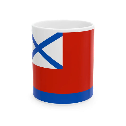 Russia Navy 1804 boat contr 3 (Russia) White Coffee Mug 11oz - Go Mug Yourself