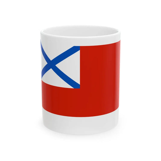 Russia Navy 1804 boat vice 3 (Russia) White Coffee Mug 11oz - Go Mug Yourself