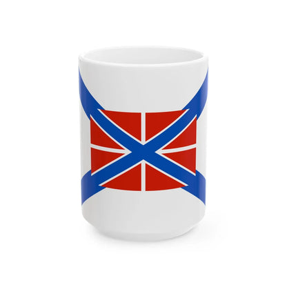 Russia Navy 1855 chief (Russia) White Coffee Mug 15oz - Go Mug Yourself