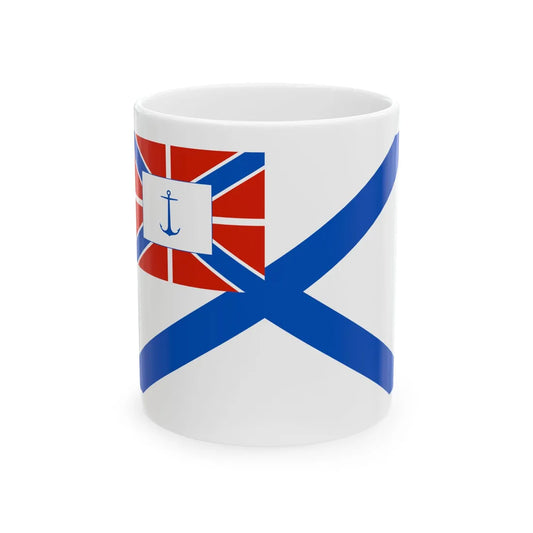 Russia Navy 1908 commander (Russia) White Coffee Mug 11oz - Go Mug Yourself