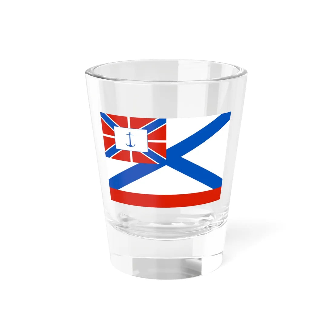 Russia Navy 1908 rear (Russia) Shot Glass 1.5oz 1.5oz - Go Mug Yourself