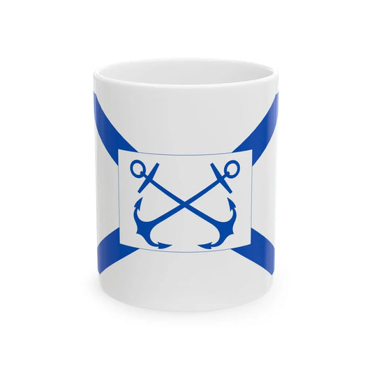 Russia Navy 1913 commander (Russia) White Coffee Mug 11oz - Go Mug Yourself