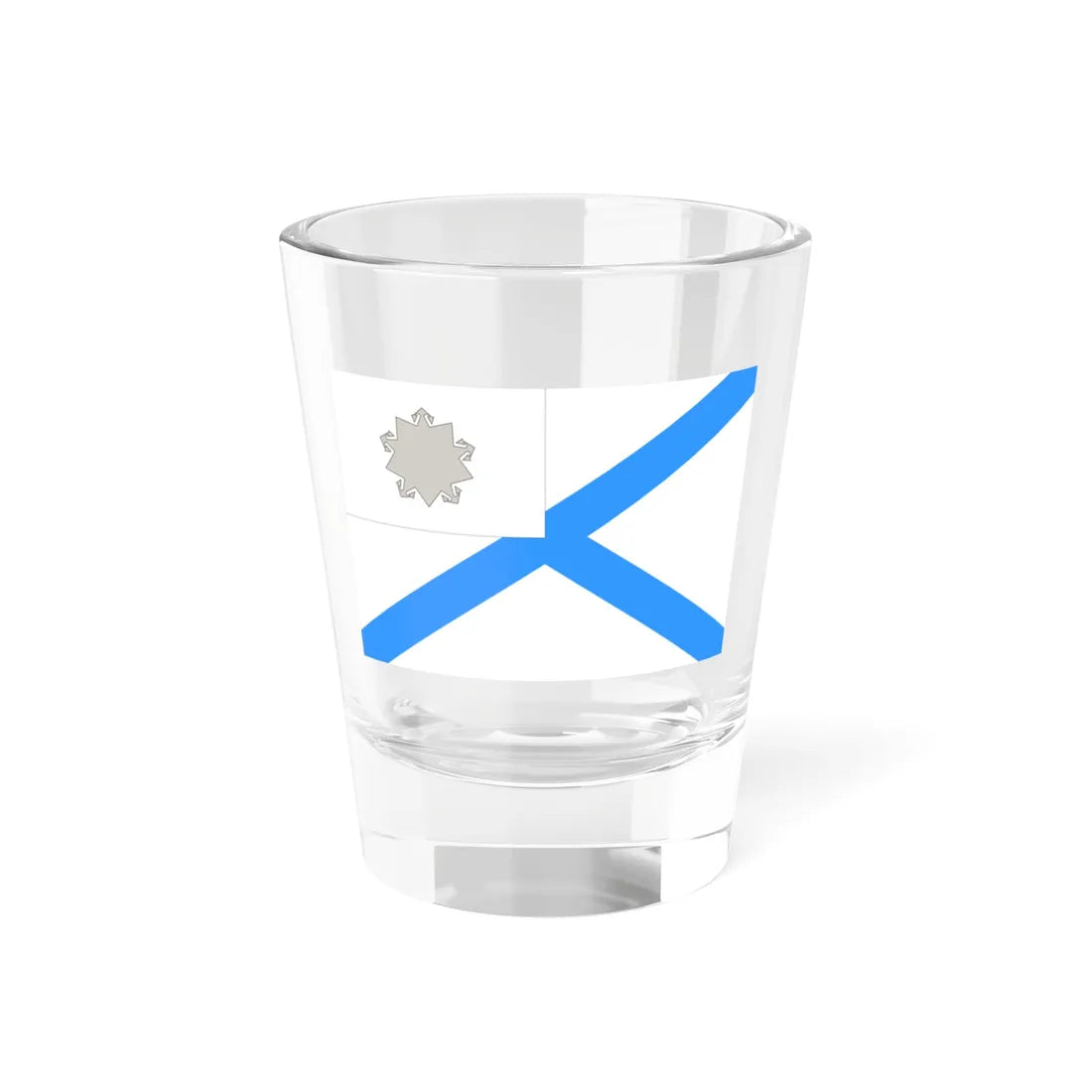 Russia Order naval flag 1992 (Russia) Shot Glass 1.5oz 1.5oz - Go Mug Yourself