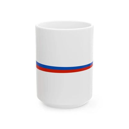 Russia Pendant of border service boats (Russia) White Coffee Mug 15oz - Go Mug Yourself
