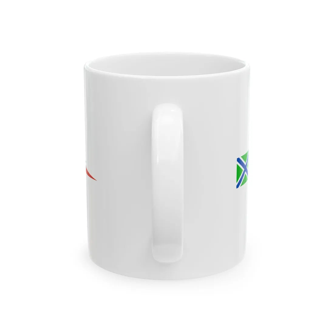 Russia Pendant of border service boats (Russia) White Coffee Mug - Go Mug Yourself