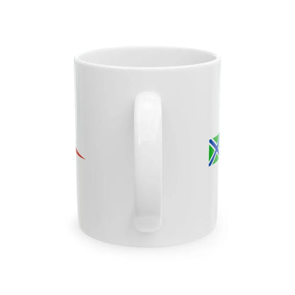 Russia Pendant of border service boats (Russia) White Coffee Mug - Go Mug Yourself