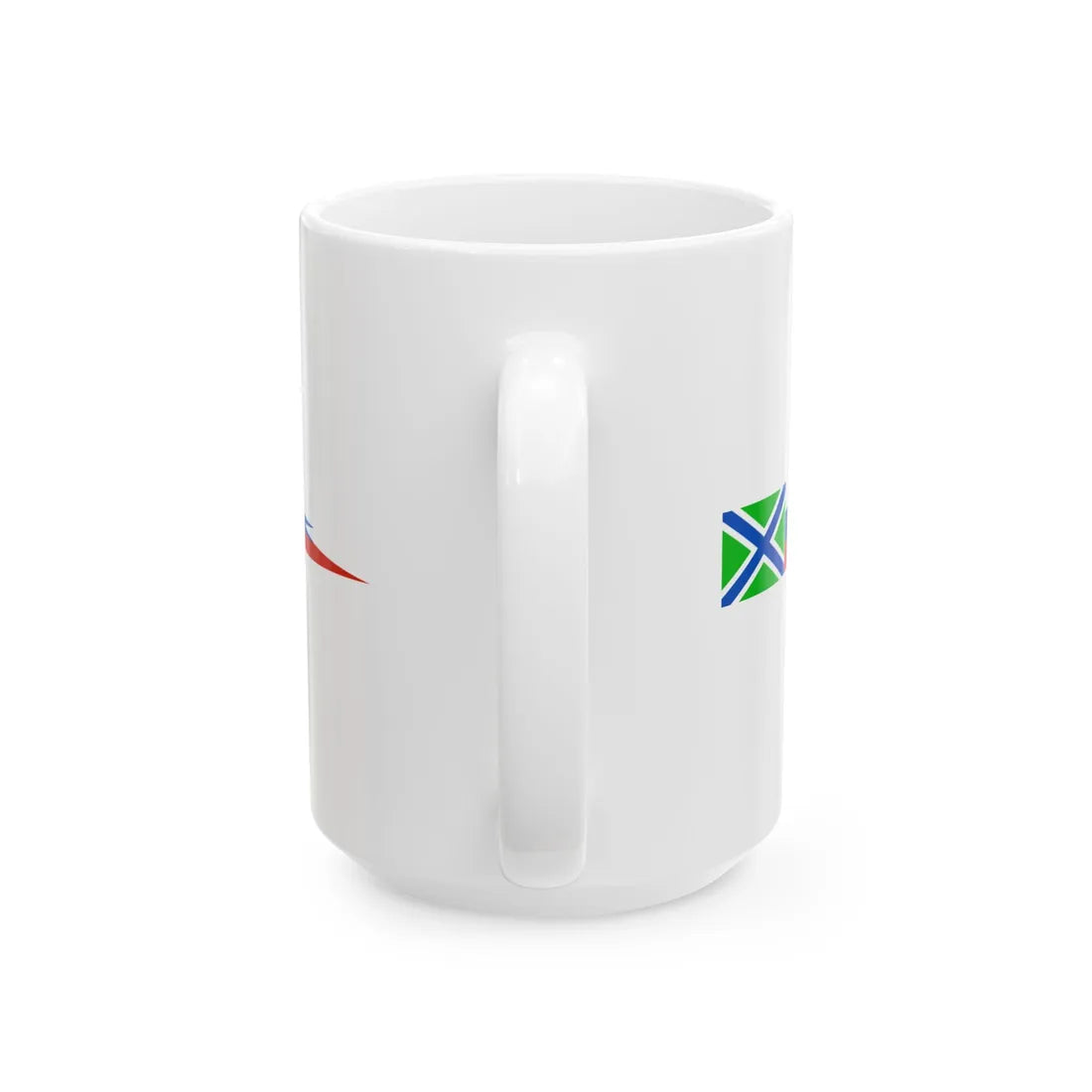 Russia Pendant of border service boats (Russia) White Coffee Mug - Go Mug Yourself