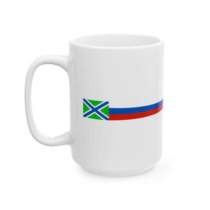 Russia Pendant of border service boats (Russia) White Coffee Mug - Go Mug Yourself
