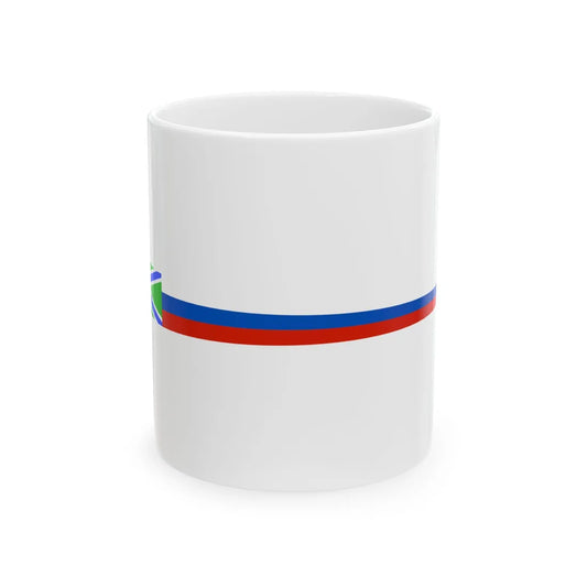 Russia Pendant of the Border Guard Force 1993 boats (Russia) White Coffee Mug 11oz - Go Mug Yourself