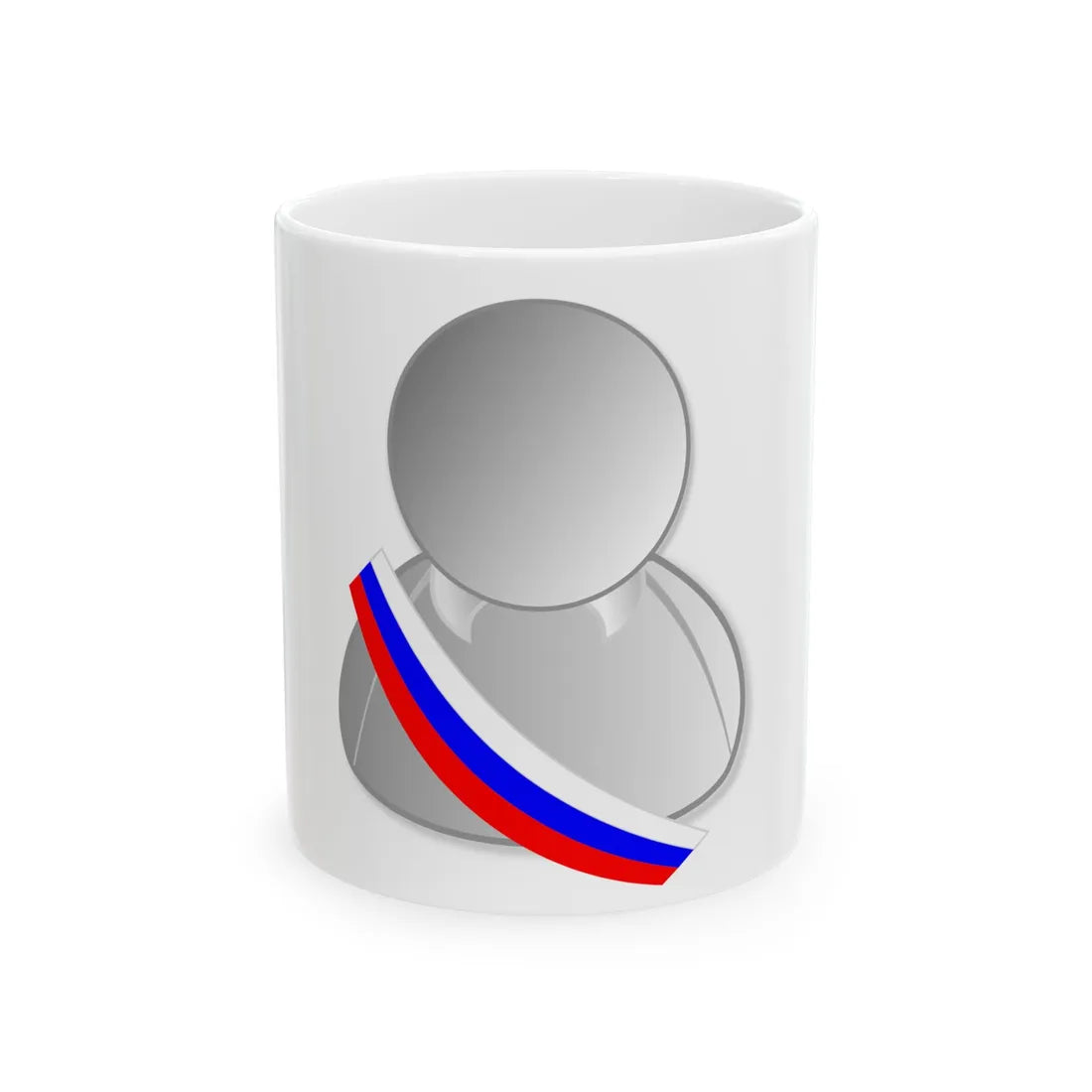 Russia politic personality icon (Russia) White Coffee Mug 11oz - Go Mug Yourself