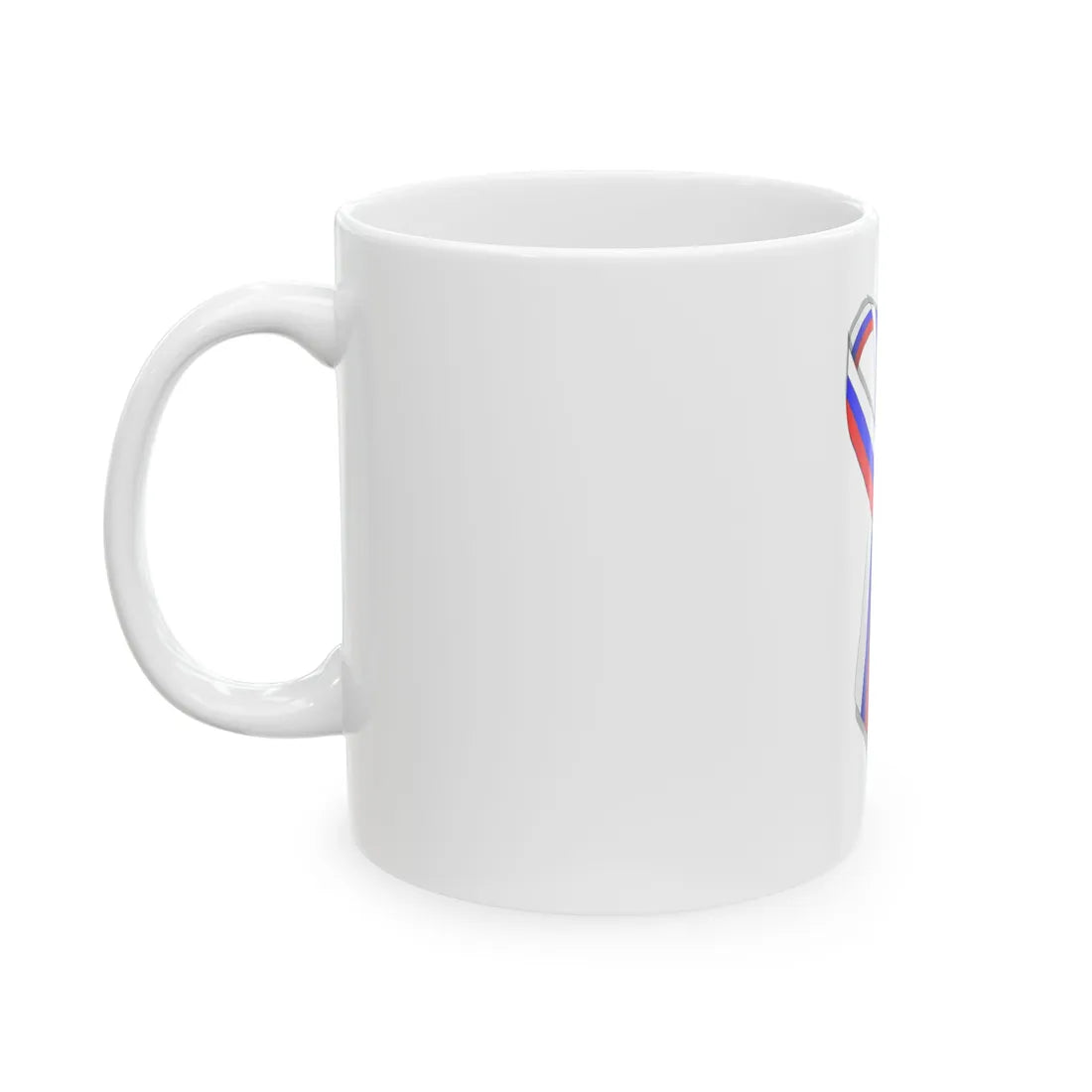 Russia ribbon (Russia) White Coffee Mug - Go Mug Yourself