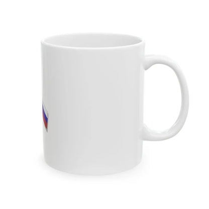 Russia ribbon (Russia) White Coffee Mug - Go Mug Yourself