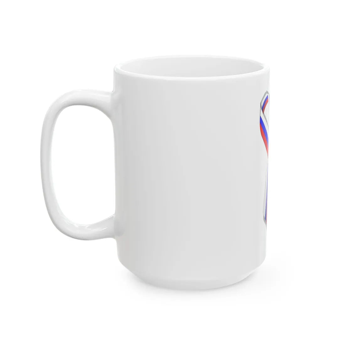 Russia ribbon (Russia) White Coffee Mug - Go Mug Yourself