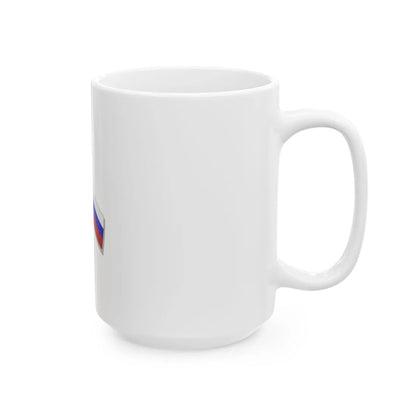 Russia ribbon (Russia) White Coffee Mug - Go Mug Yourself